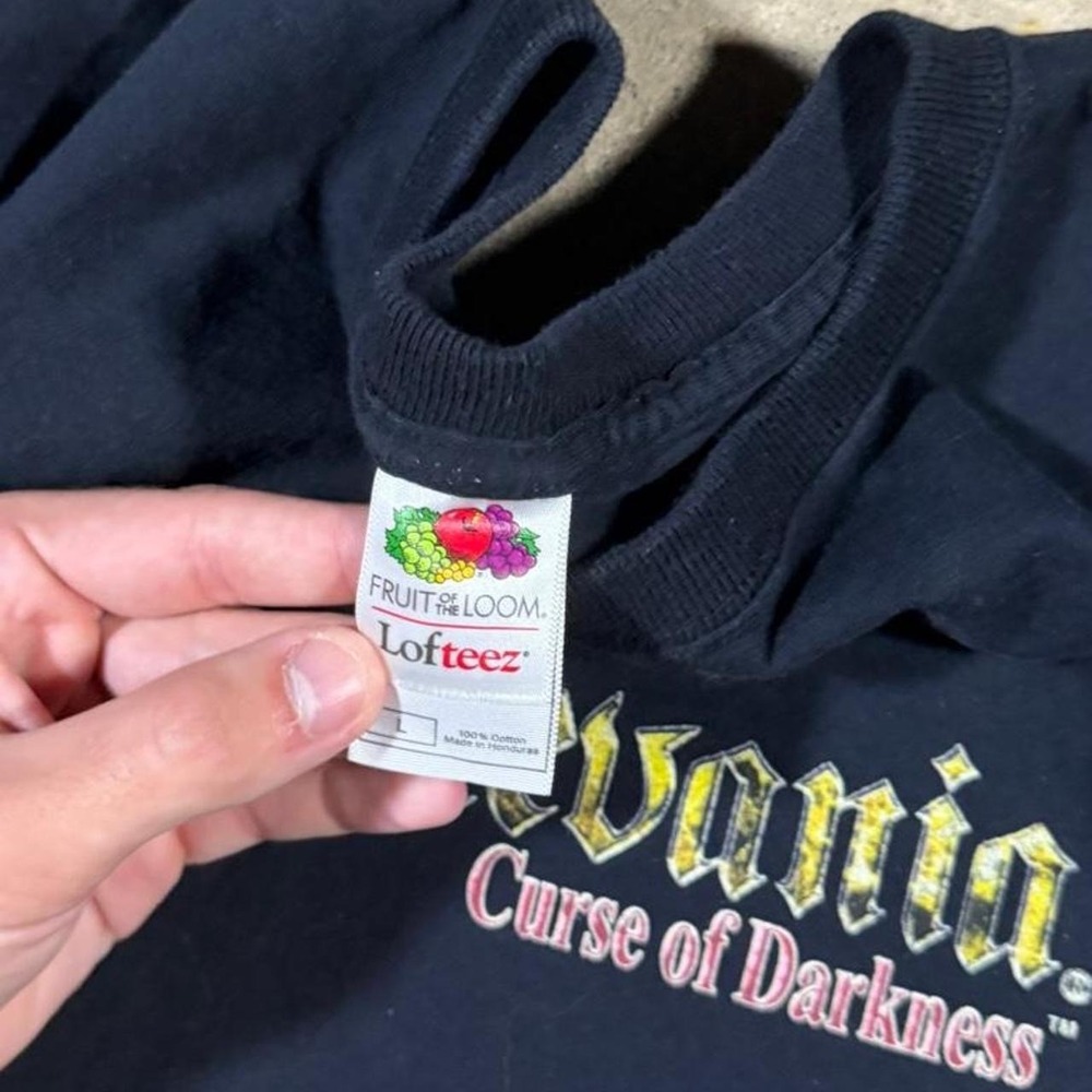 grail castlevania late 90s early 2000s promo long sleeve konami video game shirt - Picture 3 of 6
